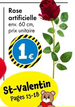 TEDi Rose artificielle offre