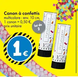 TEDi Canon à confettis offre