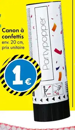 TEDi Canon à confettis offre