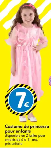 TEDi Costume de princesse pour enfants offre