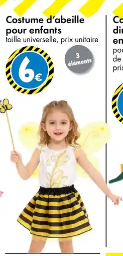 TEDi Costume d'abeille pour enfants offre