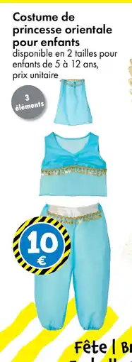 TEDi Costume de princesse orientale pour enfants offre