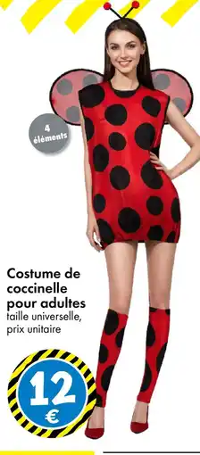 TEDi Costume de coccinelle pour adultes offre