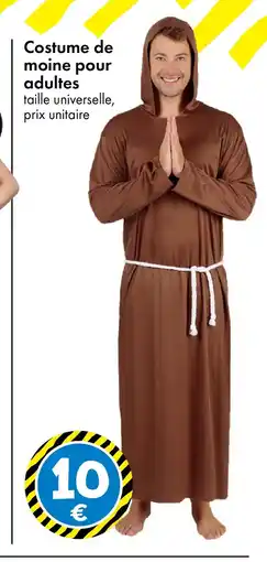 TEDi Costume de moine pour adultes offre
