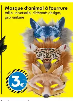 TEDi Masque d'animal à fourrure offre