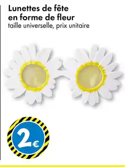 TEDi Lunettes de fête en forme de fleur offre