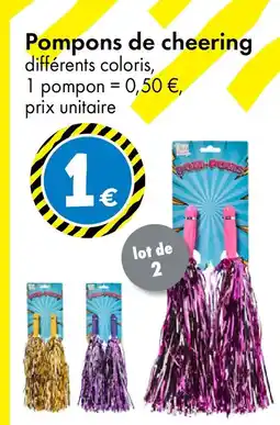 TEDi Pompons de cheering offre