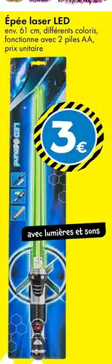 TEDi Épée laser LED offre