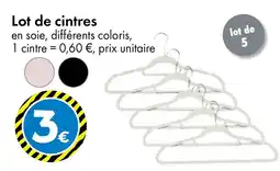 TEDi Lot de cintres offre