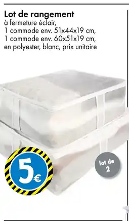 TEDi Lot de rangement offre