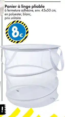 TEDi Panier à linge pliable offre