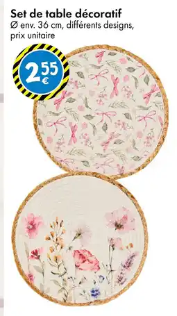 TEDi Set de table décoratif offre