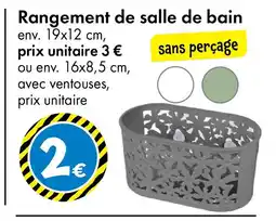 TEDi Rangement de salle de bain offre