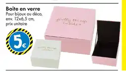 TEDi Boîte en verre offre