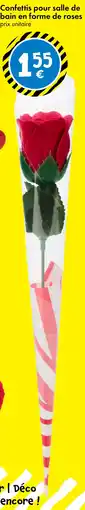 TEDi Confettis pour salle de bain en forme de roses offre