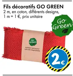 TEDi GO GREEN Fils décoratifs offre