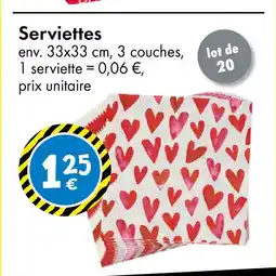 TEDi Serviettes offre