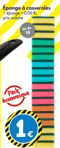 TEDi Éponge à casseroles offre