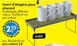 TEDi Insert d'étagère pour placard offre