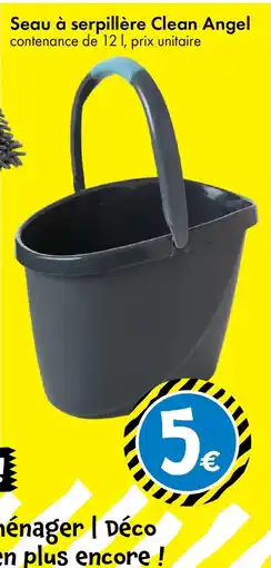 TEDi Seau à serpillère Clean Angel offre