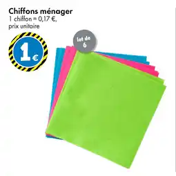 TEDi Chiffons ménager offre