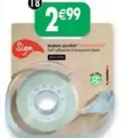 Maximo Adhésif transparent et dévidoir Carpentras Sign-Dim: 33mx19mm offre