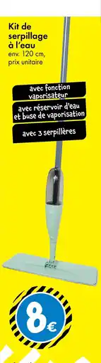 TEDi Kit de serpillage à l'eau offre