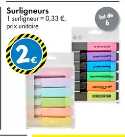 TEDi Surligneurs offre