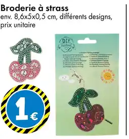 TEDi Broderie à strass offre