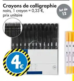 TEDi Crayons de calligraphie offre