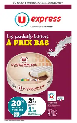 U Express U Coulommiers pasteurise offre