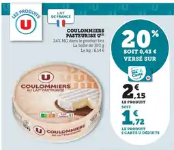 U Express U Coulommiers pasteurise offre