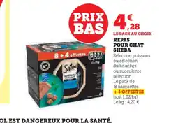 U Express SHEBA Repas pour chat offre