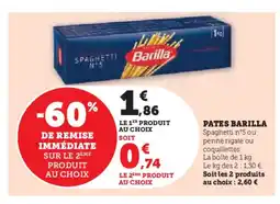 Super U BARILLA Pates offre