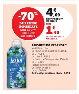 Super U LENOR Assouplissant offre