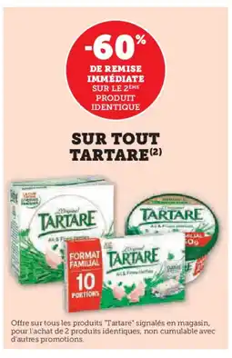 Super U TARTARE Sur tout offre