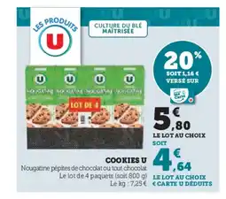 Super U U Cookies offre