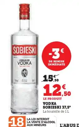 Super U SOBIESKI Vodka offre
