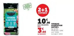 Super U NATUR'L Terreau plantation offre