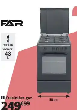 Conforama FAR Cuisinière gaz offre