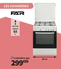 Conforama FAR Cuisinière gaz offre