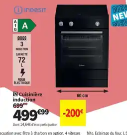 Conforama INDESIT Cuisinière induction offre