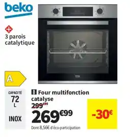 Conforama BEKO Four multifonction catalyse offre