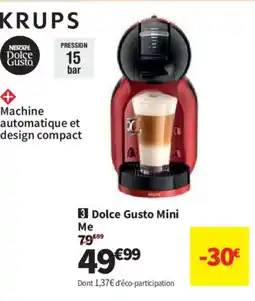 Conforama KRUPS Dolce Gusto Mini offre