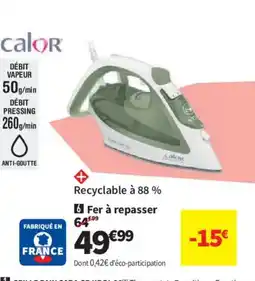 Conforama CALOR Fer à repasser offre