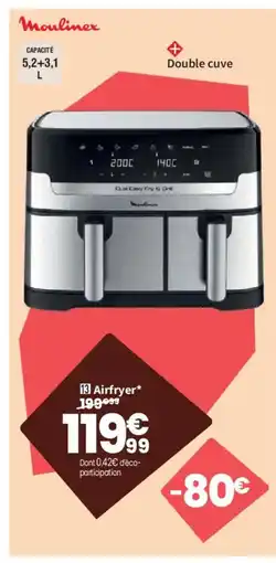 Conforama MOULINEX Airfryer offre