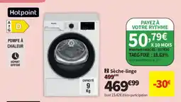 Conforama HOTPOINT Sèche-linge offre