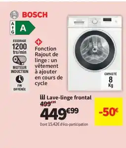 Conforama BOSCH Lave-linge frontal offre