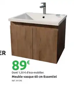 Mr Bricolage Meuble vasque 60 cm Essentiel offre