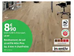 Mr Bricolage Revêtement de sol stratifié Alto Pico ép. 8 mm 4 chanfreins offre